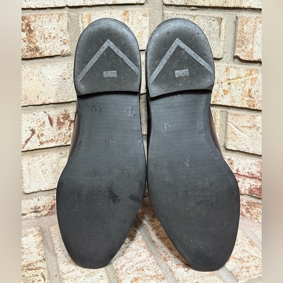 Allen Edmonds Brandywood Men's Oxford Shoes Dark Brown with Oxblood Lace up - Picture 5 of 8